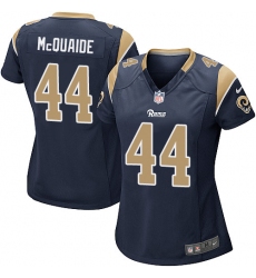 Women's Nike Los Angeles Rams #44 Jacob McQuaide Game Navy Blue Team Color NFL Jersey
