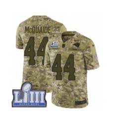 Youth Nike Los Angeles Rams #44 Jacob McQuaide Limited Camo 2018 Salute to Service Super Bowl LIII Bound NFL Jersey