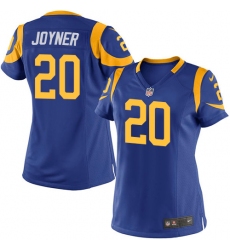 Women's Nike Los Angeles Rams #20 Lamarcus Joyner Game Royal Blue Alternate NFL Jersey