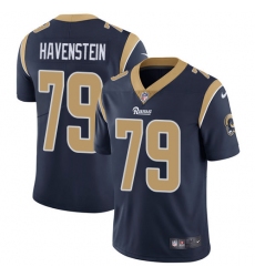Youth Nike Los Angeles Rams #79 Rob Havenstein Navy Blue Team Color Vapor Untouchable Limited Player NFL Jersey