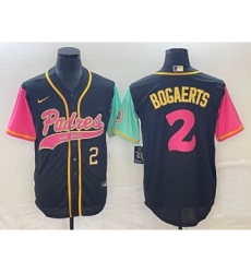 Men's San Diego Padres #2 Xander Bogaerts Number Brack NEW 2023 City Connect Cool Base Stitched Jersey