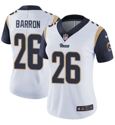 Women's Nike Los Angeles Rams #26 Mark Barron Elite White NFL Jersey