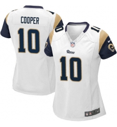 Women's Nike Los Angeles Rams #10 Pharoh Cooper Game White NFL Jersey