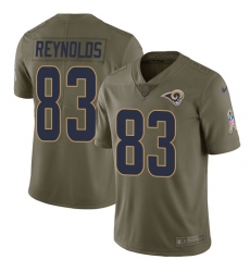Men's Nike Los Angeles Rams #83 Josh Reynolds Limited Olive 2017 Salute to Service NFL Jersey