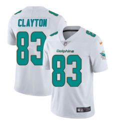 Youth Nike Miami Dolphins #83 Mark Clayton Elite White NFL Jersey