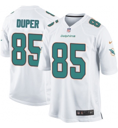 Men's Nike Miami Dolphins #85 Mark Duper Game White NFL Jersey