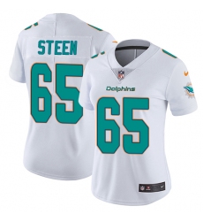 Women's Nike Miami Dolphins #65 Anthony Steen Elite White NFL Jersey