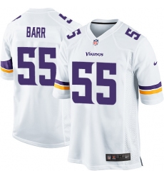 Men's Nike Minnesota Vikings #55 Anthony Barr Game White NFL Jersey