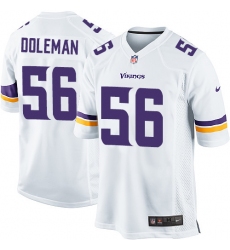 Men's Nike Minnesota Vikings #56 Chris Doleman Game White NFL Jersey