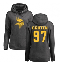 NFL Women's Nike Minnesota Vikings #97 Everson Griffen Ash One Color Pullover Hoodie