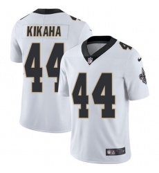 Men's Nike New Orleans Saints #44 Hau'oli Kikaha White Vapor Untouchable Limited Player NFL Jersey