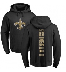 NFL Nike New Orleans Saints #22 Mark Ingram Black Backer Pullover Hoodie