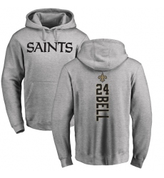 NFL Nike New Orleans Saints #24 Vonn Bell Ash Backer Pullover Hoodie