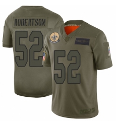 Youth New Orleans Saints #52 Craig Robertson Limited Camo 2019 Salute to Service Football Jersey