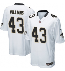 Men's Nike New Orleans Saints #43 Marcus Williams Game White NFL Jersey