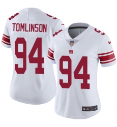 Women's Nike New York Giants #94 Dalvin Tomlinson Elite White NFL Jersey
