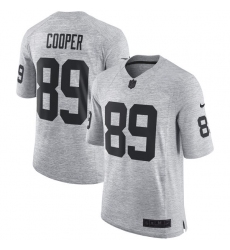Men's Nike Oakland Raiders #89 Amari Cooper Limited Gray Gridiron II NFL Jersey