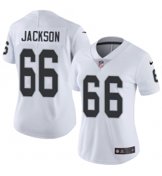 Women's Nike Oakland Raiders #66 Gabe Jackson White Vapor Untouchable Limited Player NFL Jersey
