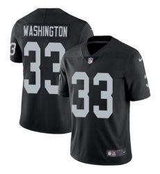 Youth Nike Oakland Raiders #33 DeAndre Washington Black Team Color Vapor Untouchable Limited Player NFL Jersey