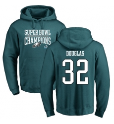 Nike Philadelphia Eagles #32 Rasul Douglas Green Super Bowl LII Champions Pullover Hoodie