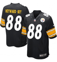 Men's Nike Pittsburgh Steelers #88 Darrius Heyward-Bey Game Black Team Color NFL Jersey