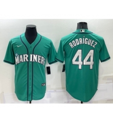 Men's Seattle Mariners #44 Julio Rodriguez Ray Green Stitched MLB Cool Base Nike Jersey