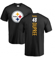 NFL Nike Pittsburgh Steelers #48 Bud Dupree Black Backer T-Shirt