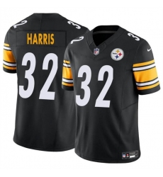 Men's Pittsburgh Steelers #32 Franco Harris Black 2024 F.U.S.E. Alternate Vapor Untouchable Limited Stitched Jersey