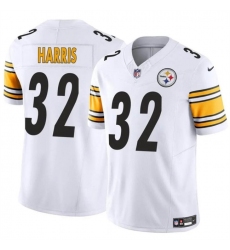 Men's Pittsburgh Steelers #32 Franco Harris White 2024 F.U.S.E. Alternate Vapor Untouchable Limited Stitched Jersey