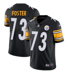 Men's Nike Pittsburgh Steelers #73 Ramon Foster Black Team Color Vapor Untouchable Limited Player NFL Jersey