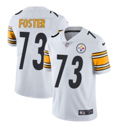 Men's Nike Pittsburgh Steelers #73 Ramon Foster White Vapor Untouchable Limited Player NFL Jersey