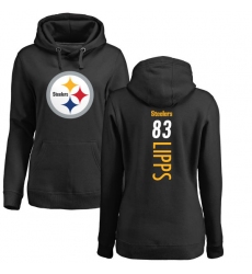 NFL Women's Nike Pittsburgh Steelers #83 Louis Lipps Black Backer Pullover Hoodie