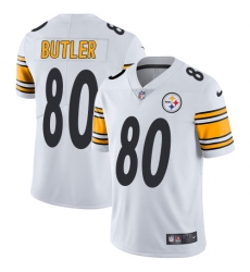 Men's Nike Pittsburgh Steelers #80 Jack Butler White Vapor Untouchable Limited Player NFL Jersey
