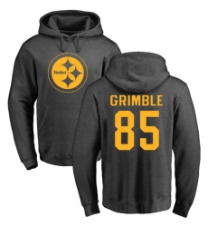 NFL Nike Pittsburgh Steelers #85 Xavier Grimble Ash One Color Pullover Hoodie