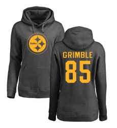 NFL Women's Nike Pittsburgh Steelers #85 Xavier Grimble Ash One Color Pullover Hoodie