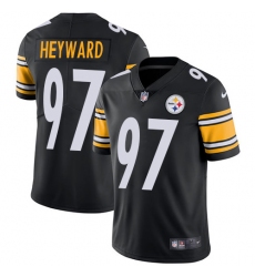 Youth Nike Pittsburgh Steelers #97 Cameron Heyward Black Team Color Vapor Untouchable Limited Player NFL Jersey