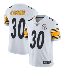 Youth Nike Pittsburgh Steelers #30 James Conner White Vapor Untouchable Limited Player NFL Jersey