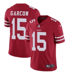 Youth Nike San Francisco 49ers #15 Pierre Garcon Elite Red Team Color NFL Jersey