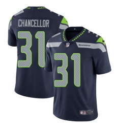 Youth Nike Seattle Seahawks #31 Kam Chancellor Elite Steel Blue Team Color NFL Jersey