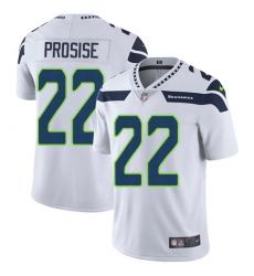 Men's Nike Seattle Seahawks #22 C. J. Prosise White Vapor Untouchable Limited Player NFL Jersey