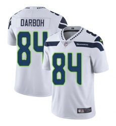 Men's Nike Seattle Seahawks #84 Amara Darboh White Vapor Untouchable Limited Player NFL Jersey