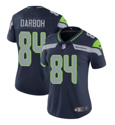 Women's Nike Seattle Seahawks #84 Amara Darboh Steel Blue Team Color Vapor Untouchable Limited Player NFL Jersey