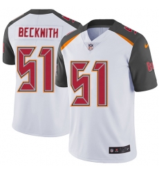 Men's Nike Tampa Bay Buccaneers #51 Kendell Beckwith White Vapor Untouchable Limited Player NFL Jersey