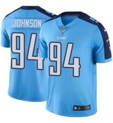 Youth Nike Tennessee Titans #94 Austin Johnson Light Blue Team Color Vapor Untouchable Limited Player NFL Jersey