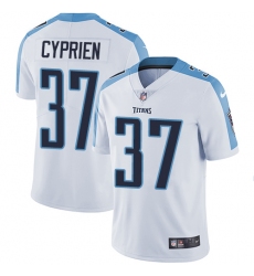 Youth Nike Tennessee Titans #37 Johnathan Cyprien White Vapor Untouchable Limited Player NFL Jersey