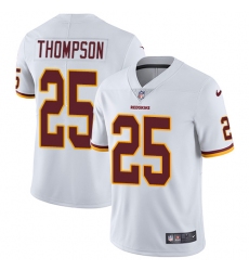 Men's Nike Washington Redskins #25 Chris Thompson White Vapor Untouchable Limited Player NFL Jersey