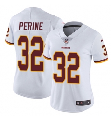 Women's Nike Washington Redskins #32 Samaje Perine White Vapor Untouchable Limited Player NFL Jersey