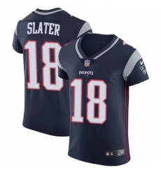 Men's Nike New England Patriots #18 Matthew Slater Navy Blue Team Color Vapor Untouchable Elite Player NFL Jersey