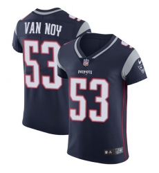 Men's Nike New England Patriots #53 Kyle Van Noy Navy Blue Team Color Vapor Untouchable Elite Player NFL Jersey