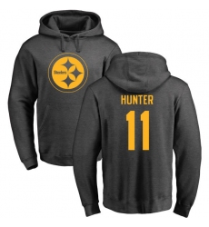 NFL Nike Pittsburgh Steelers #11 Justin Hunter Ash One Color Pullover Hoodie